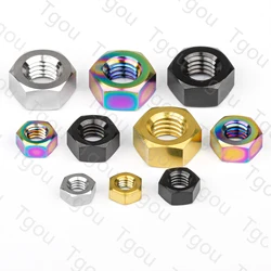 Tgou Titanium Nut M4 M5 M6 M8 Outer Hexagon Nut for Bicycle Motorcycle