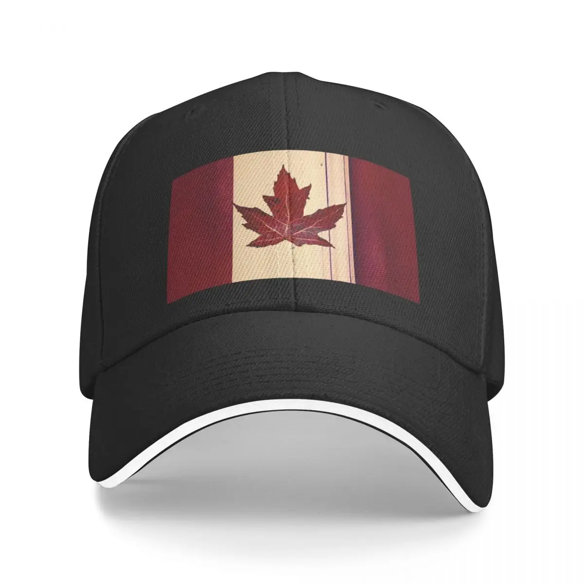 Vintage Canadian Flag Baseball Cap Ball Cap Hat Luxury Brand Man Women's