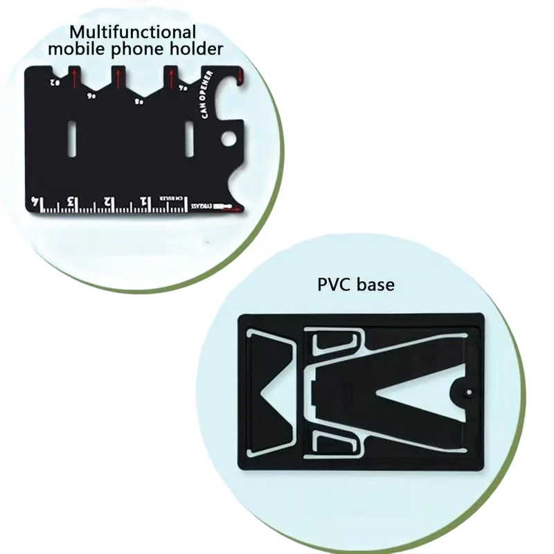 Multitool Card Multi Purpose Tool Card Camping Multi Tool Can Be Used As Mobile Phone Holder A Bottle Opener Screwdriver