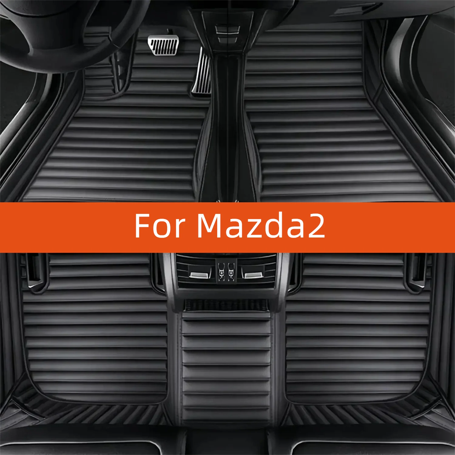 

Custom Leather Car Floor Mat For Mazda Mazda2 2020 2021 2022 2023 2024 2025 2026 2027 Car Mat Interior Accessories