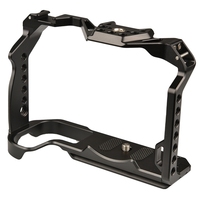 R7 Full Camera Cage Rig for Canon EOS R7 DSLR Camera Video Cold Shoe Mount 1/4Inch Arca Tripod Bracket Stabilizer Frame