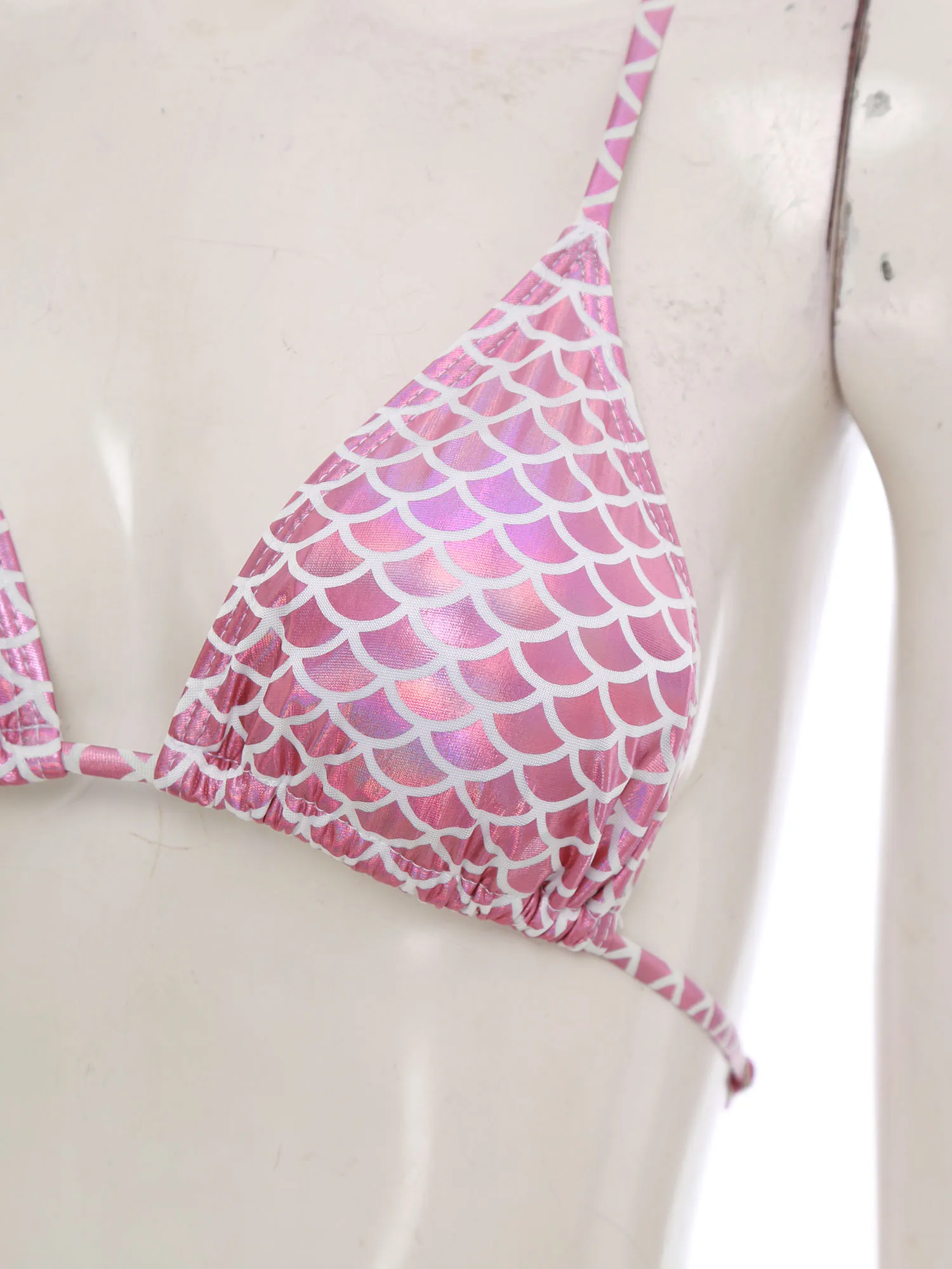 Dames eendelig metallic glanzend kant-up bodysuit brutaal badpak badpak backless bikini strandkleding voor zwembad strandfeest