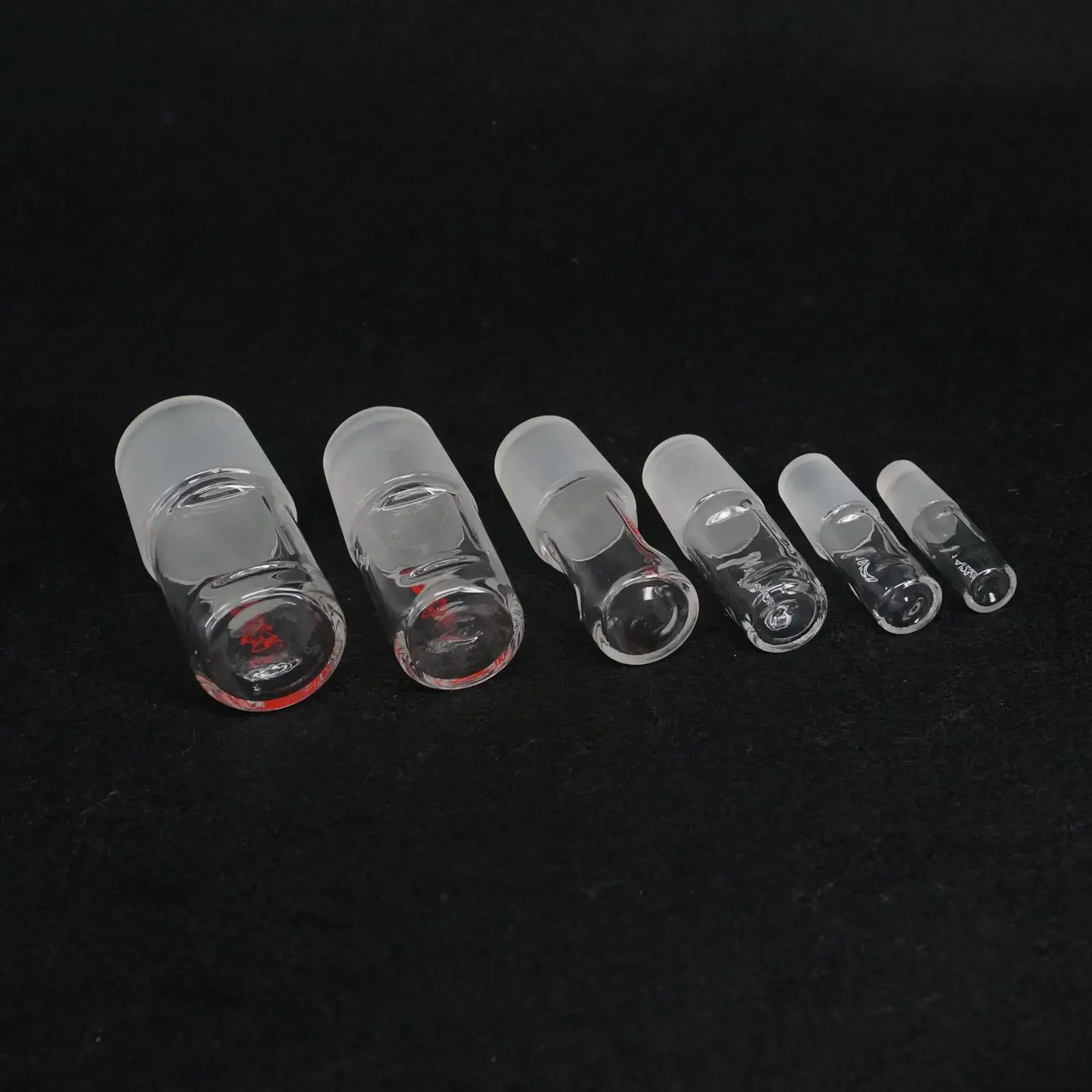 Bouchon de verre creux mâle, bouchon de joint, verrerie de laboratoire, #14, 19, 24, 29, 34, 35/40