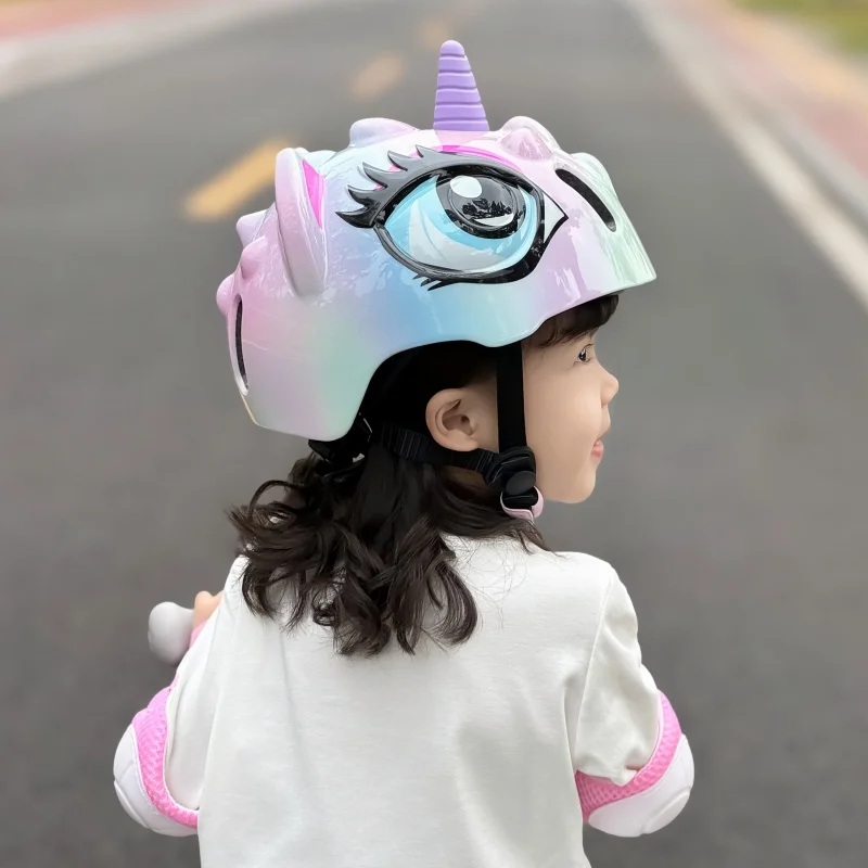 

Kids Helmet 48-52cm for 3-8Y: Lightweight Safety Cap for Boys/Girls, Fit for Bike, Bicycle, Skateboard, Outdoor Sports