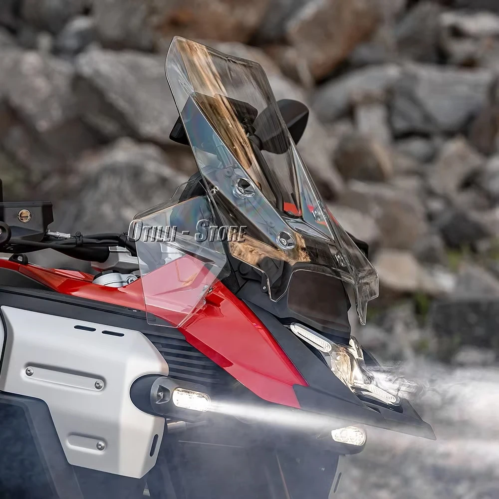 ملحقات الدراجات النارية شاشة منحرف الرياح هدية الزجاج الأمامي الموسع لسيارات BMW R1300GS GS 1300 R1300 GS Adventure #3