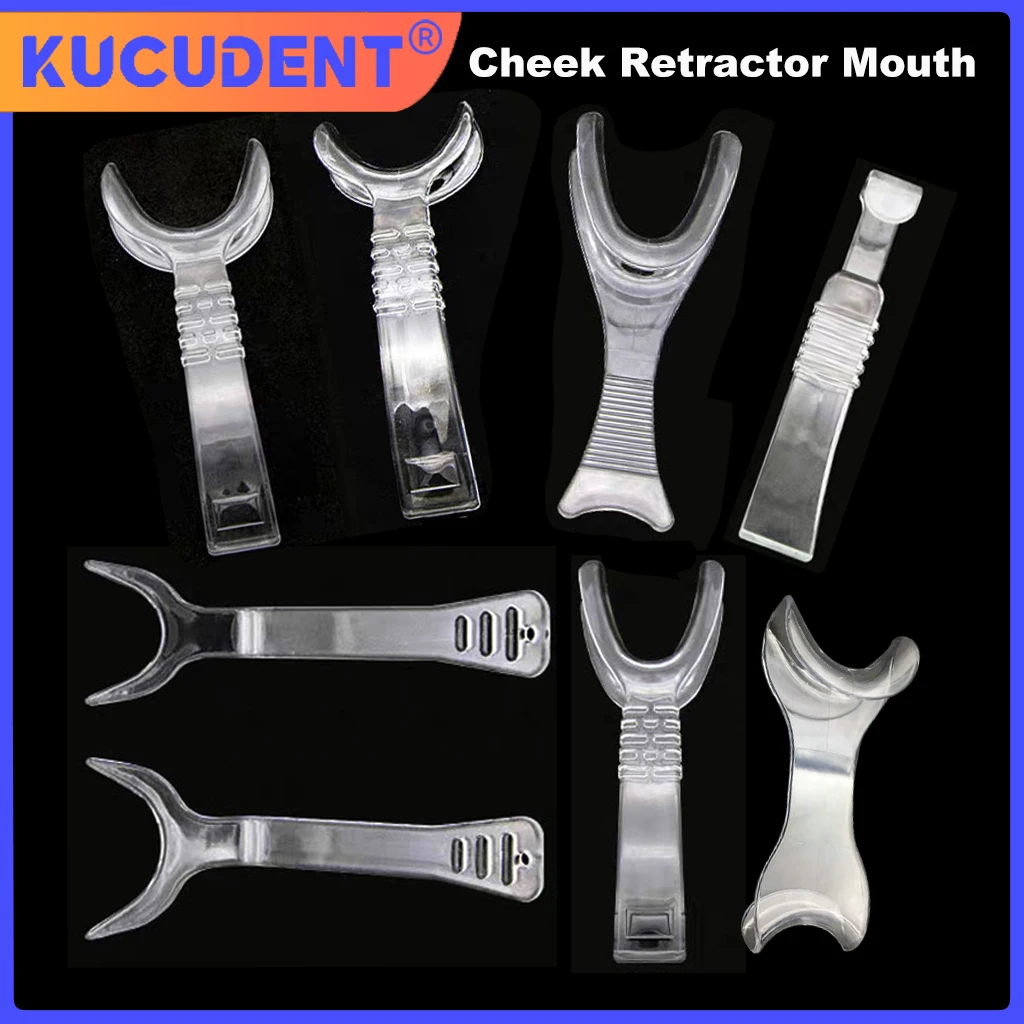 1Pc Dentalhalf Side Hook Lip Cheek Retractor Autoclavable Left +Right  Cheek Retractor Intraoral Supporting Device Mouth Opener