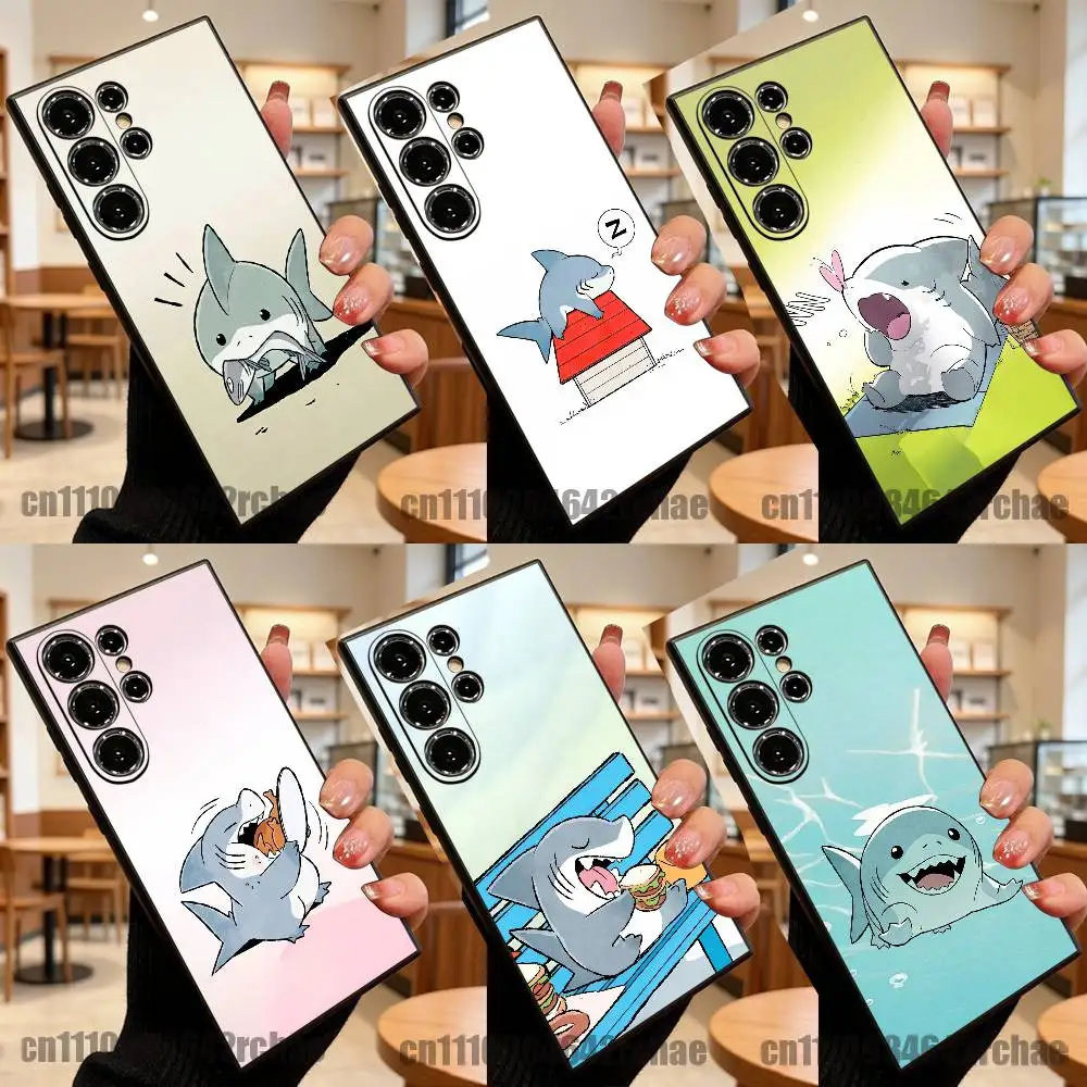 For Jeff the Land Shark Phone Case For Samsung Galaxy S23 S24 S26 S25 S22 S21 S10 5G Ultra Plus Fe Custom Cover
