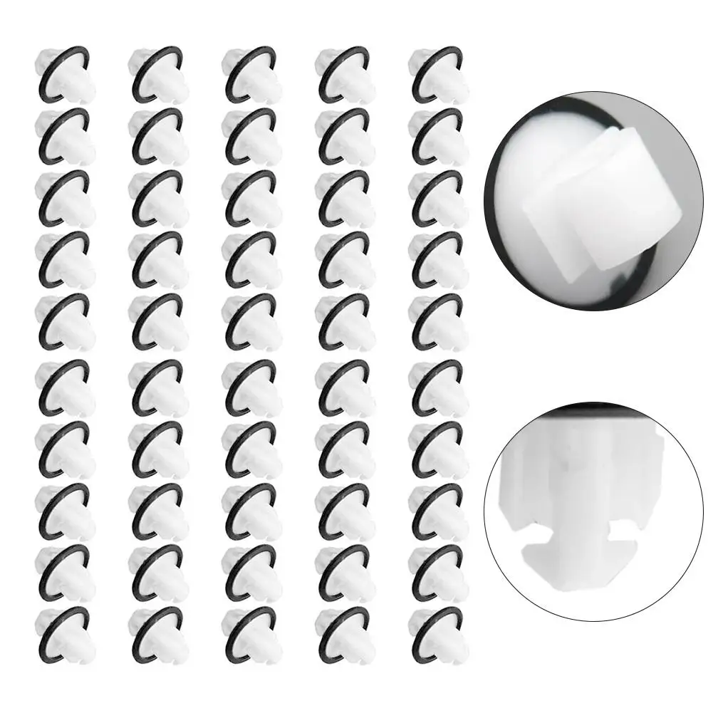 50PCS Moulding Strips Trim คลิปกันชนคลิปยึด A 9109910000 #   คลิปยึดอัตโนมัติสําหรับ Mercedes- Sprinter Mk3 อุปกรณ์เสริมในรถยนต์