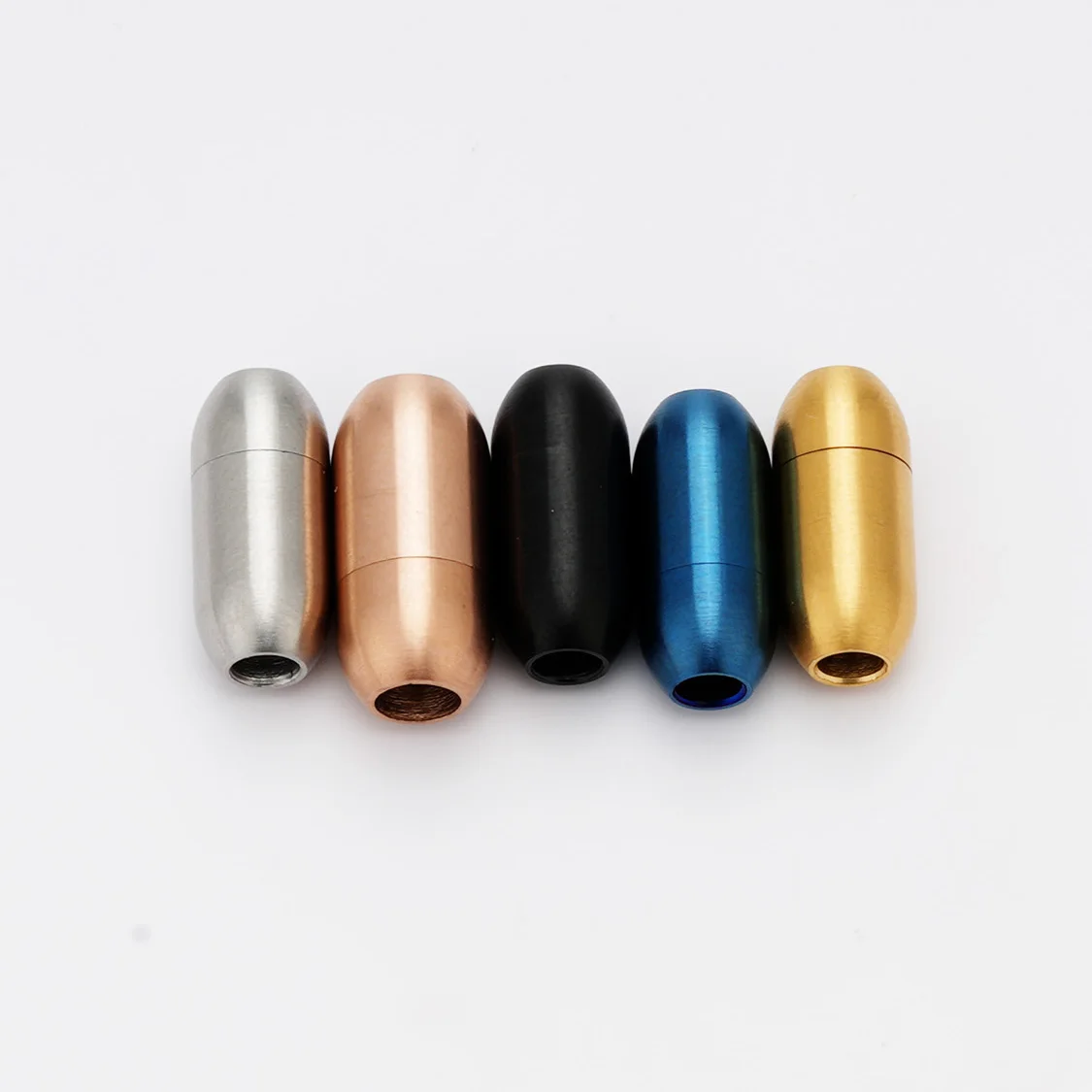 1 قطعة الفولاذ المقاوم للصدأ الأزرق مشبك مغناطيسي مغناطيس قوي ل سوار قلادة صنع المجوهرات النتائج DIY بها بنفسك اكسسوارات C