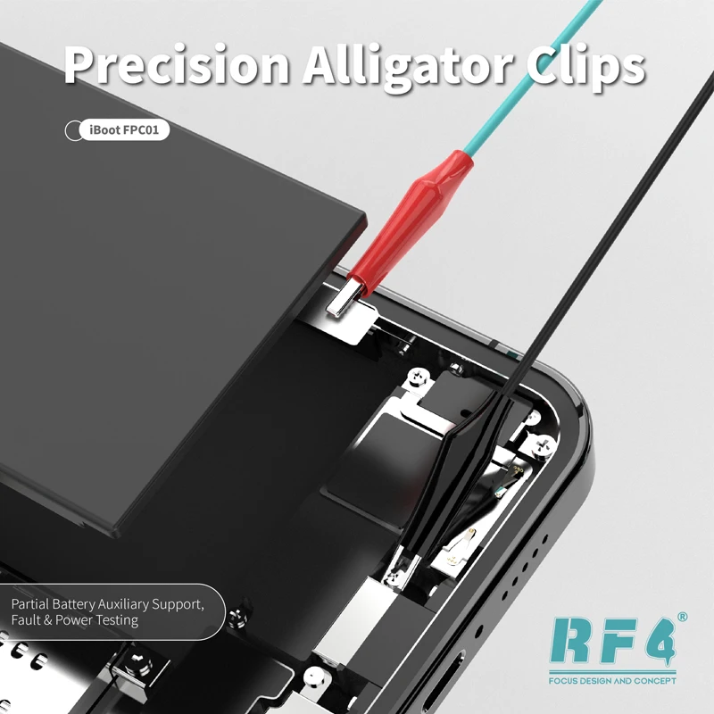 RF4 IBoot FPC01 Boot-Stromversorgungs-Testkabel für iPhone 8-17 Pro Max Motherboard-Reparatur Ein-Knopf-Stromkabel Werkzeuge – Detail 7