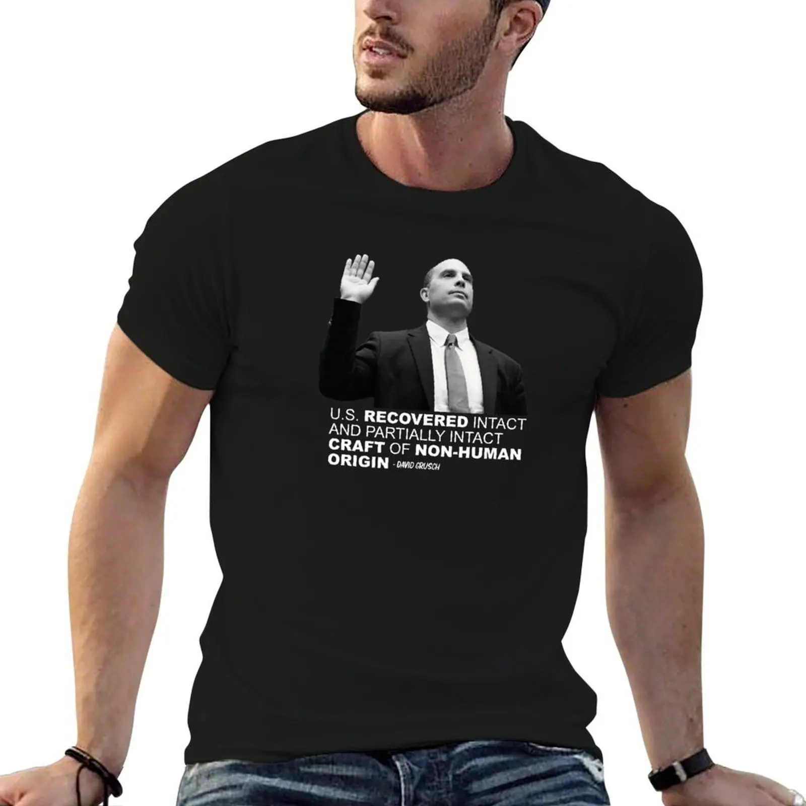 David Grusch UAP Disclosure quote T-Shirt t shirt for man 100 percent cotton t shirt man cotton printed t shirts for man T-shirt