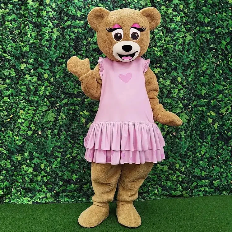 

Dress Teddy Bear Mascot Costume Anime Cosplay Brown Bear Halloween Christmas Carnival Party Events Anime Adult Costumes