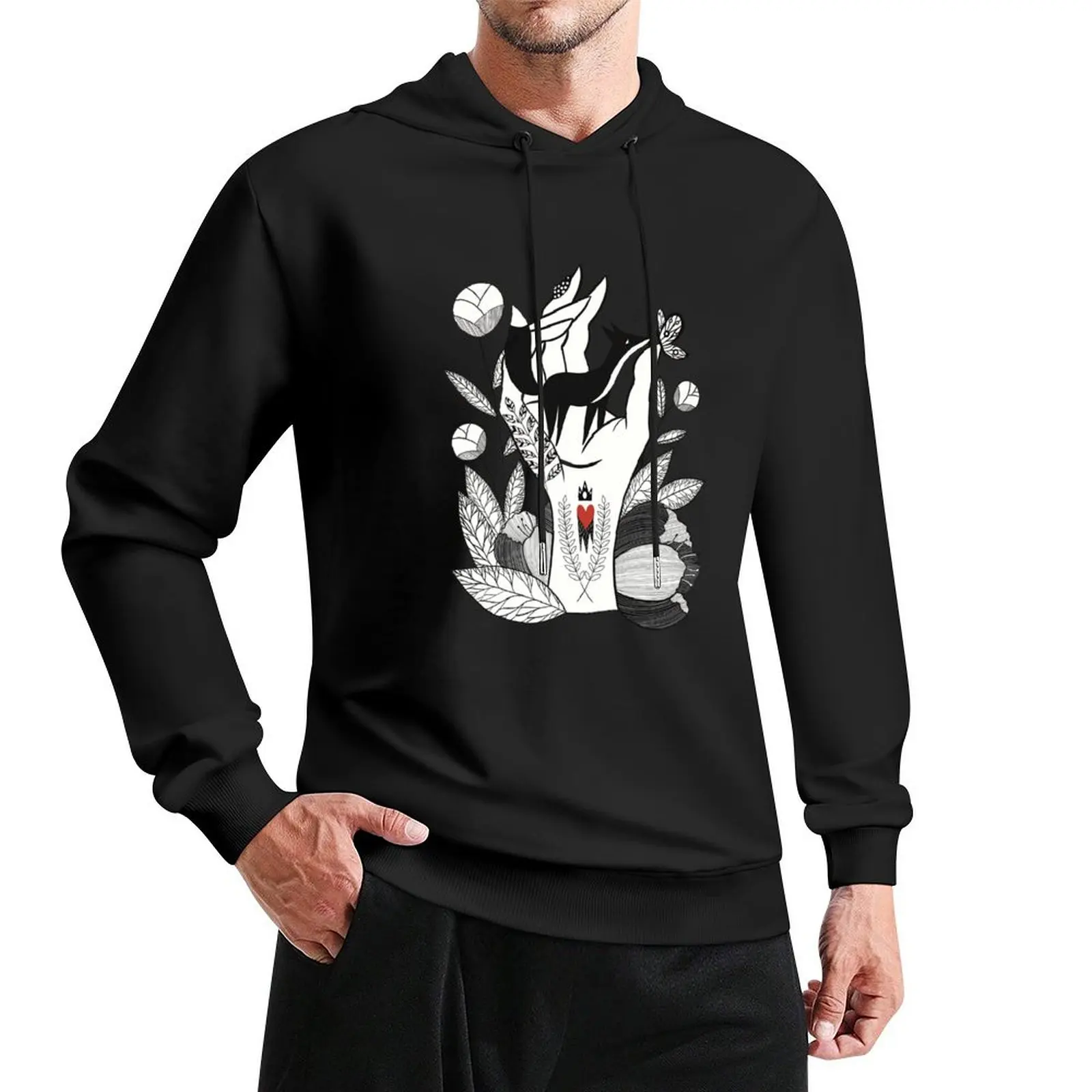 

Foxy Friends Pullover Hoodie men's sweat-shirt set pullover