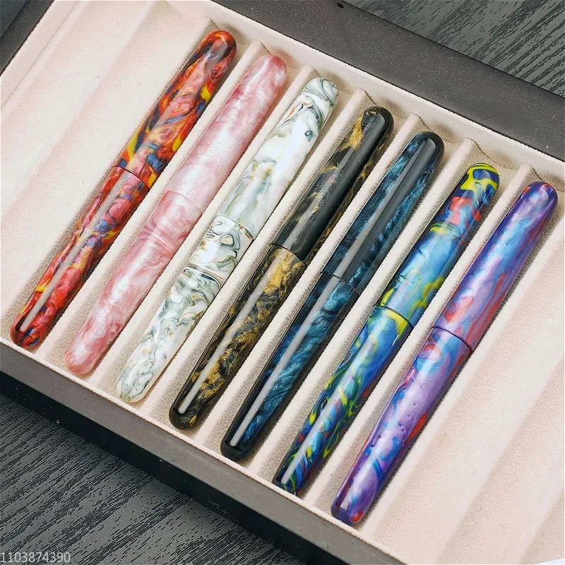 2025-new-fuliwen-017-17-import-resin-classic-fountain-pens-hand-pushed-gold-silver-blade-f-nib-with-converter-for-office-gifts