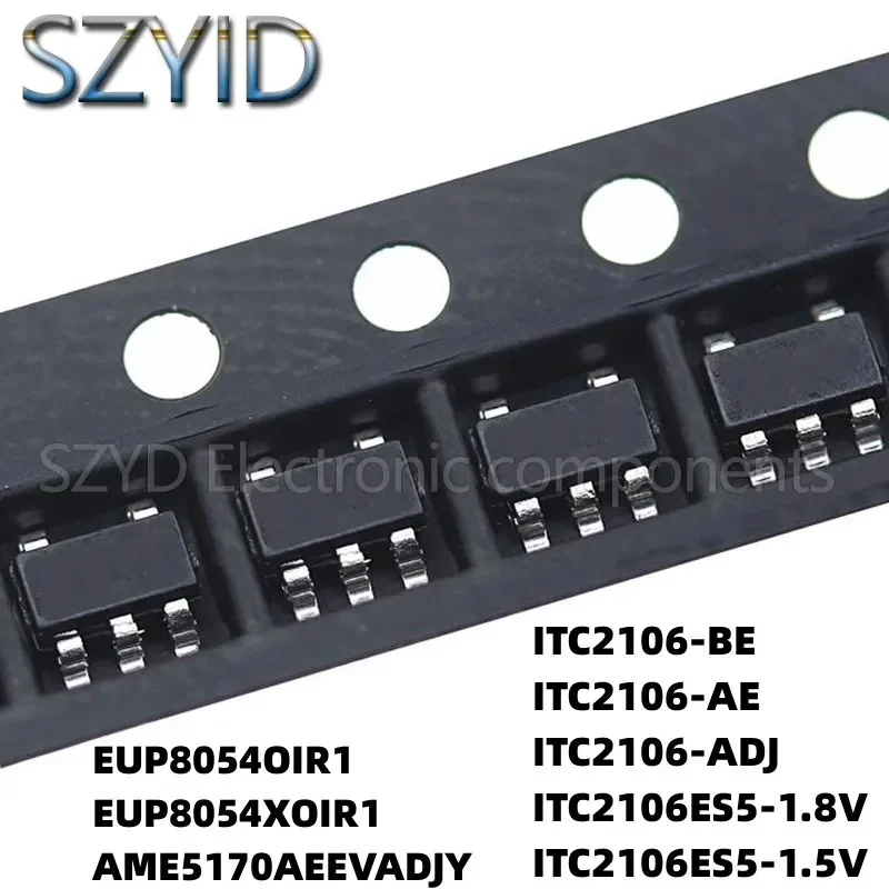 100PCS TSOP-5 AME5170AEEVADJY ITC2106-BE ITC2106-AE ITC2106-ADJ ITC2106ES5-1.8V ITC2106ES5-1.5V