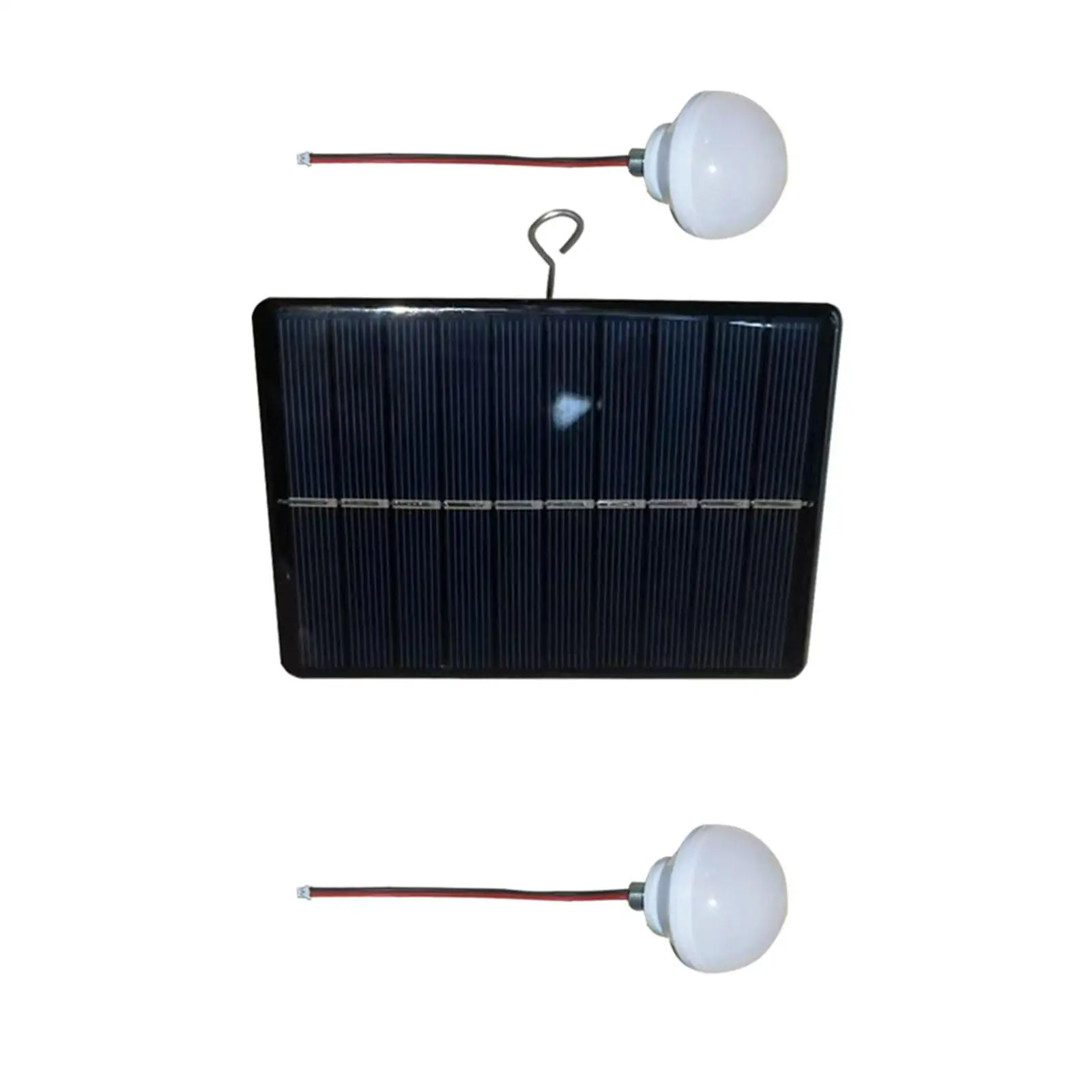 Solar Light Bulb Lightweight Solar Powered Bulb for Equipment Tent Patio