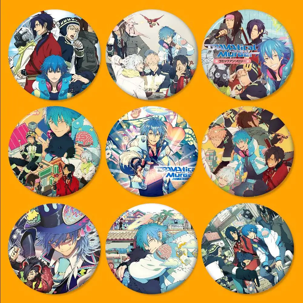 Popular BL Game Dramatical Murder New Brooches Soft Button Pin Funny Silly Gnarpy On A Skateboard Gamer Gifts