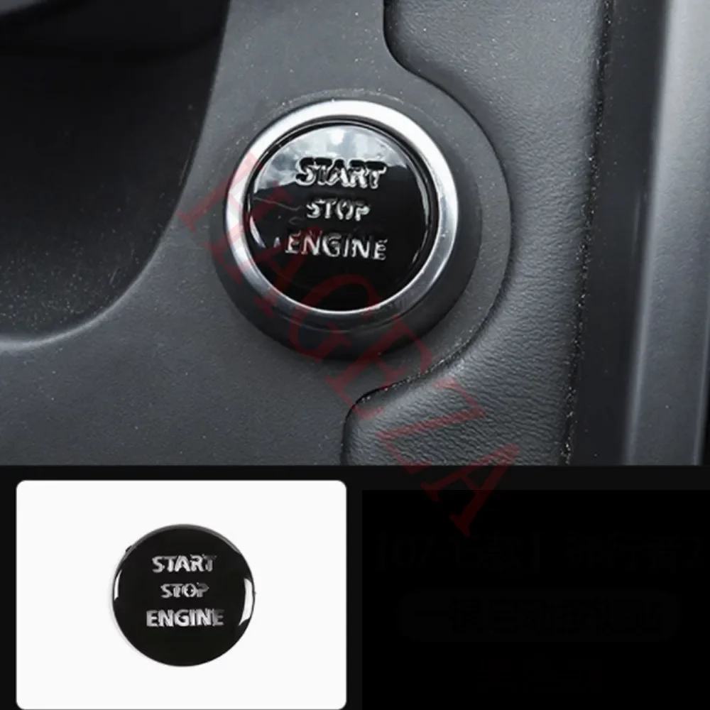 Alloy Auto Inner Engine Start Stop Button Decorative Cover Trim for Land Rover Freelander 2 LR2 2007-2015 Car Refit Accessories