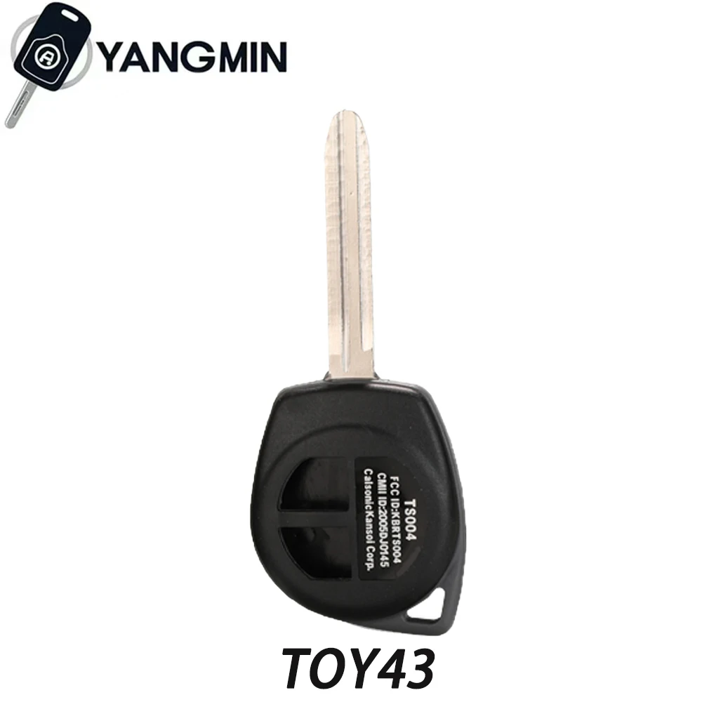 Cangkang Kunci YANGMIN untuk Suzuki Swift SX4 ALTO Vitara Grand Vitara Ignis JIMNY Splash Fob 433MHz /315Mhz ASK/FSK Chip ID46 Pad Mobil
