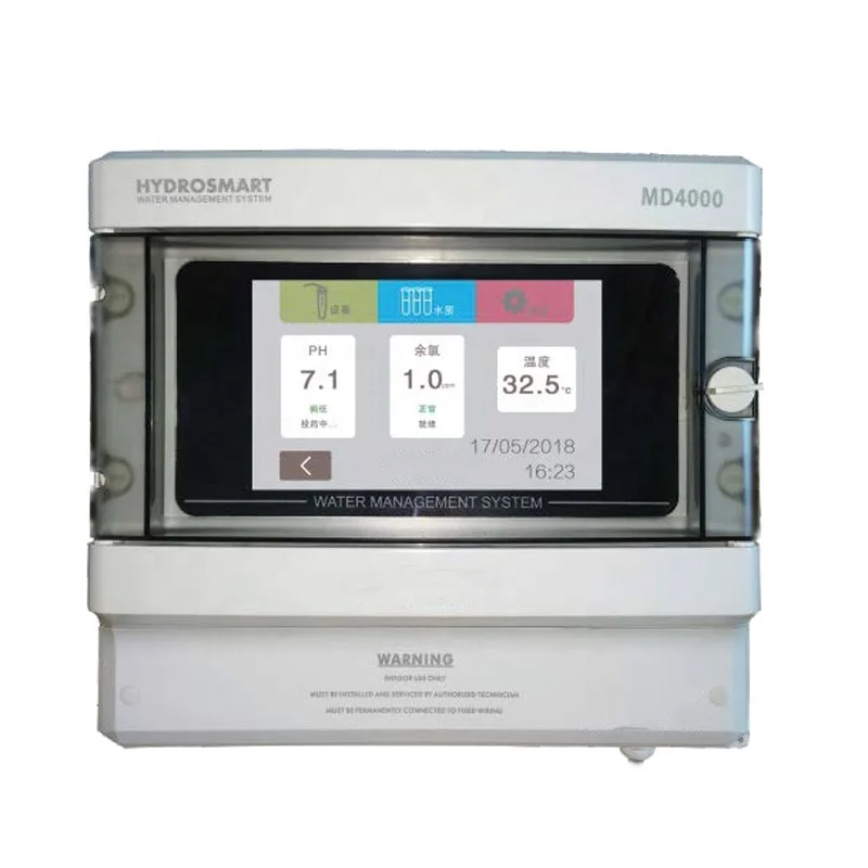 Monitor de Calidad del Agua para Piscinas de Alta Calidad, Sistema de Monitoreo en Línea de PH y ORP con Bomba Dosificadora