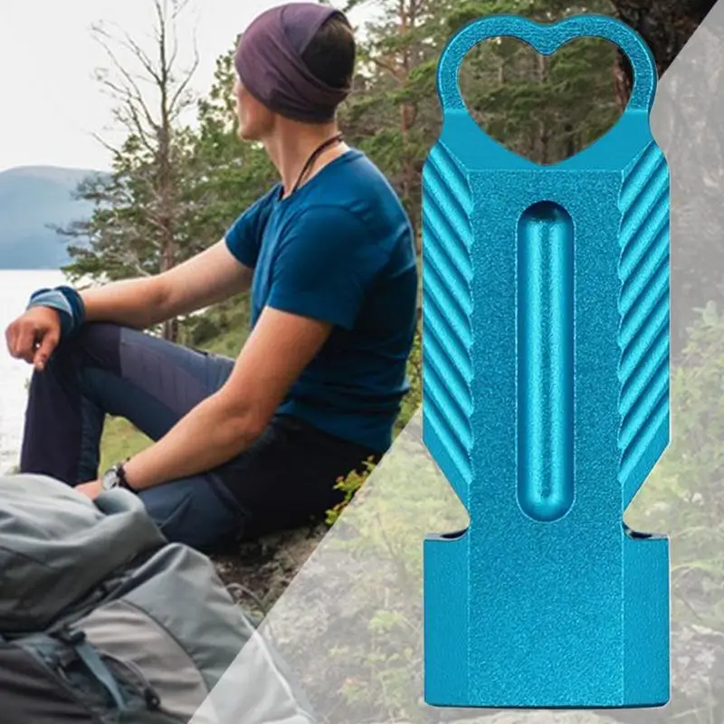 ダブルバレルホイッスルアルミレスキューシグナル高デシベルサバイバルホイッスルストラップ付きレスキューシグナルコール屋外用