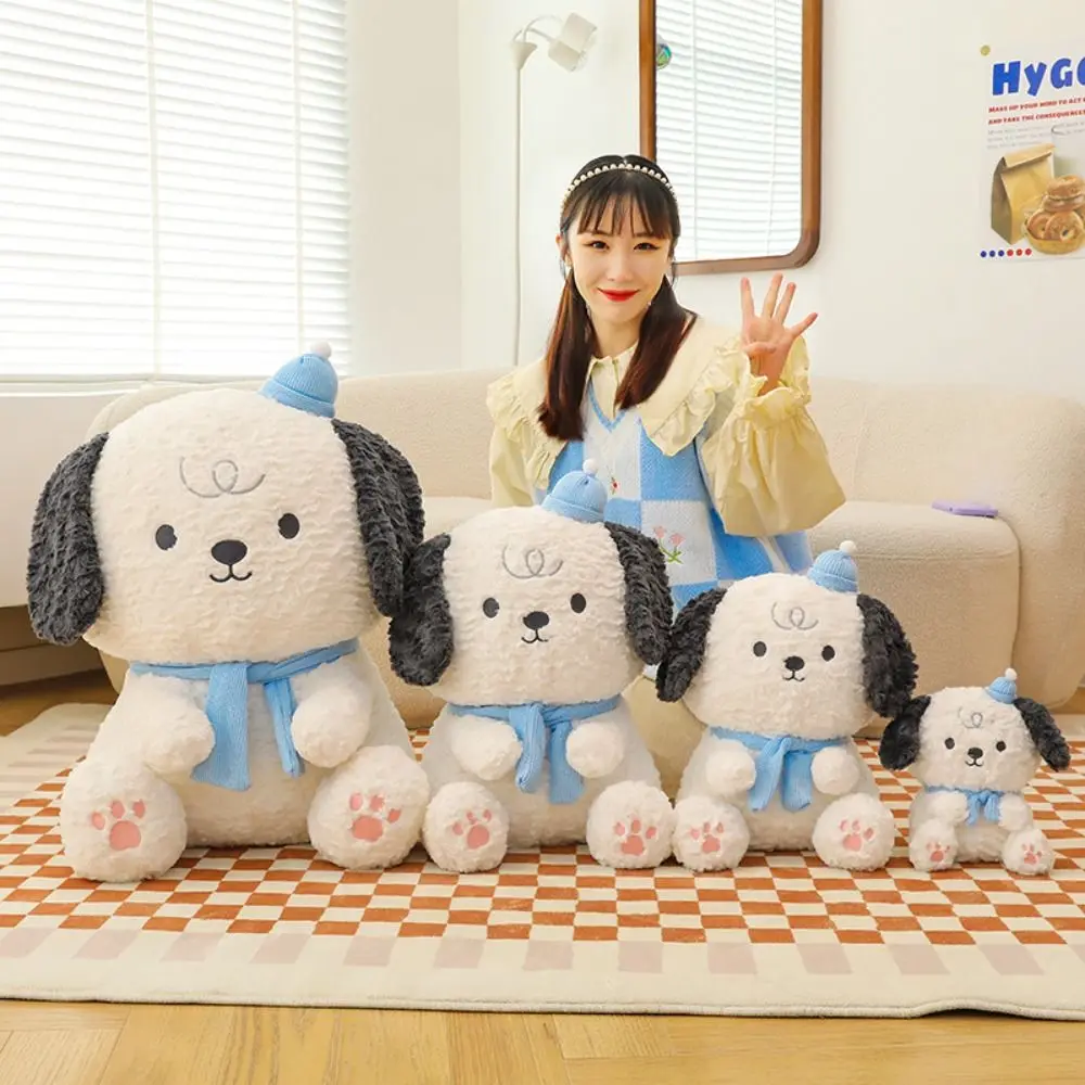 Cute Puppy Doll Plush Hooded Dog Plush Toys PP Cotton Gifts Puppy Doll 30/40cm Soft Stuffed Animal Pillow