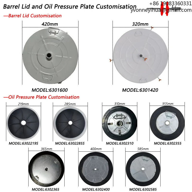 Pompa per grasso pneumatica ad aria 40:1 50:1 60:1 Kit pompa per grasso per tamburo pneumatico ad alta pressione da 200 litri per tamburo da 15 kg 200 litri