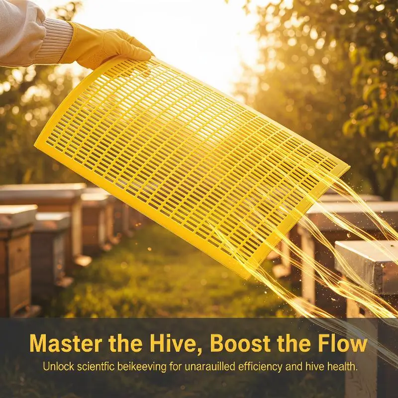 42*51CM Queen Bee Excluder Trapping Net Queen Anti-Escape Frame Separate Queen Bee From Honey Super Beekeeping Supplies