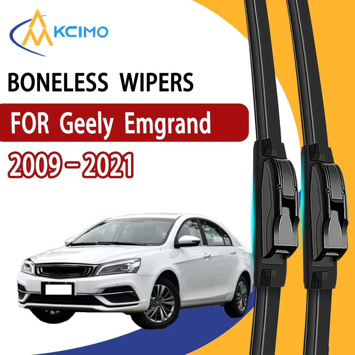 

2Pcs Front Windshield Wiper Blades For Geely Emgrand 2009–2021 Windscreen Window Car Accessories