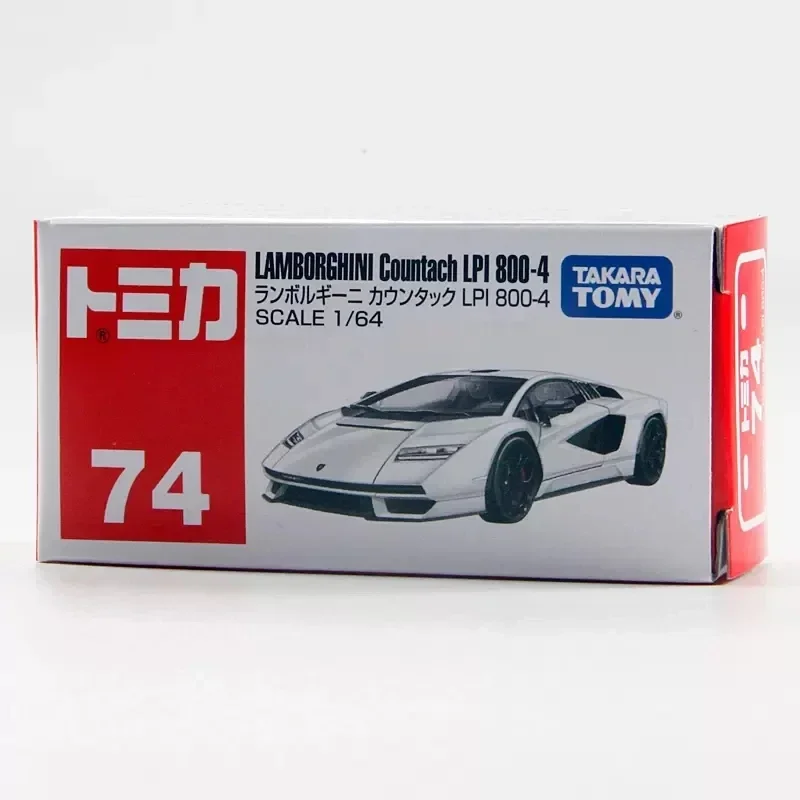 No.74 모델 156789, Takara Tomy Tomica Lamborghini Countach LPI800-4 1/64 장난감, 자동차 다이캐스트 금속 모델, Hehepopo가 판매