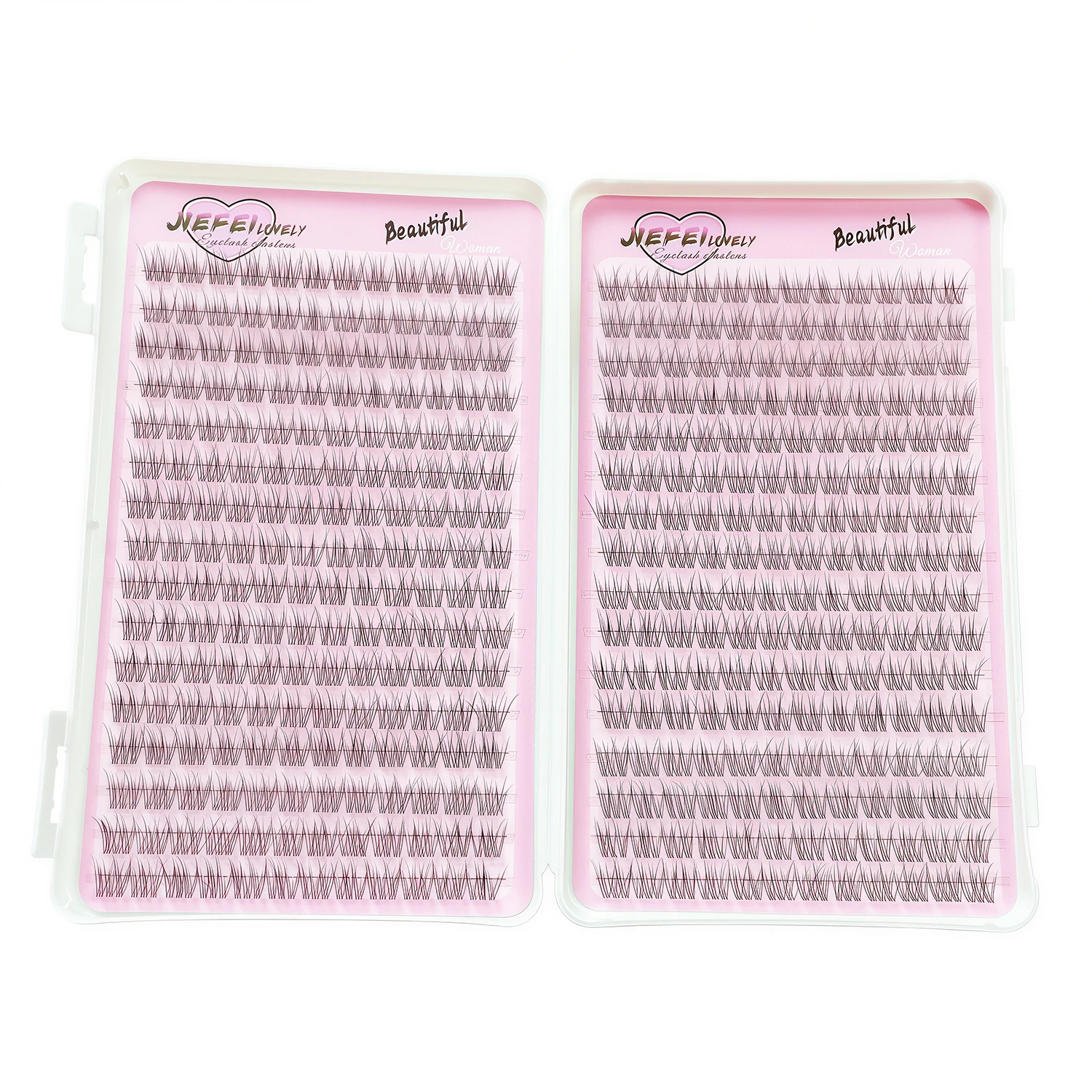 384 weiche und leichte Fischschwanz-Einzelwimpern, 10-12 Millimeter - Perfekt für tägliches Make-up und Wimpernverlängerung – Detail 6