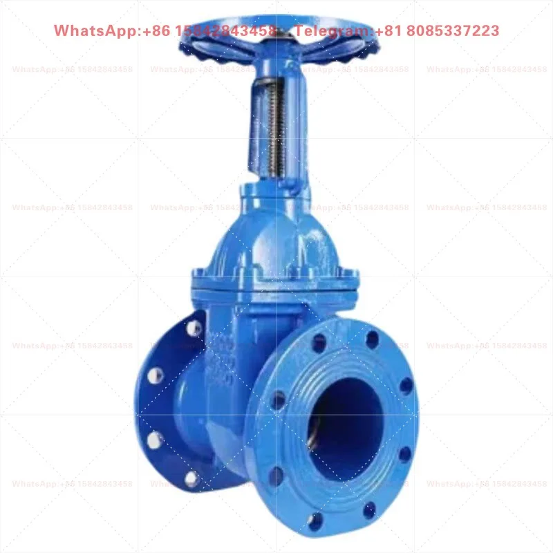 Z41T-16Q Ductile Iron Flange Gate Valve Rising Stem Resilient Seated Fire Water Supply DN