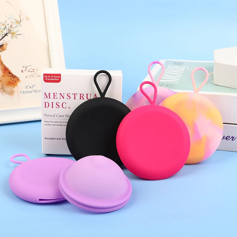 Silicone Menstrual Cup Menstrual Disc Feminine Hygiene Women Health Care Period Menstrual Collector Extra-Thin Sterilizing