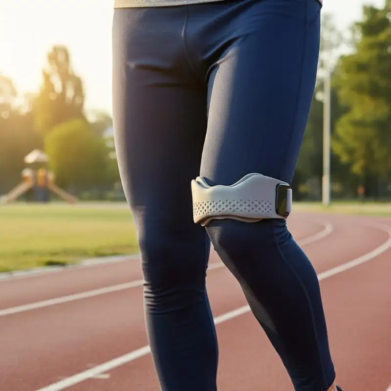 1Pcs Silicone Patellar Tendon Support Strap Adjustable Knee Support Pads For Men Women Sports, Running, Tennis, Jumpers Knee