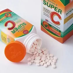 1000 pieces of vitamin C and orange flavored chewable tablets promote collagen synthesis enhance immunity aid digestion