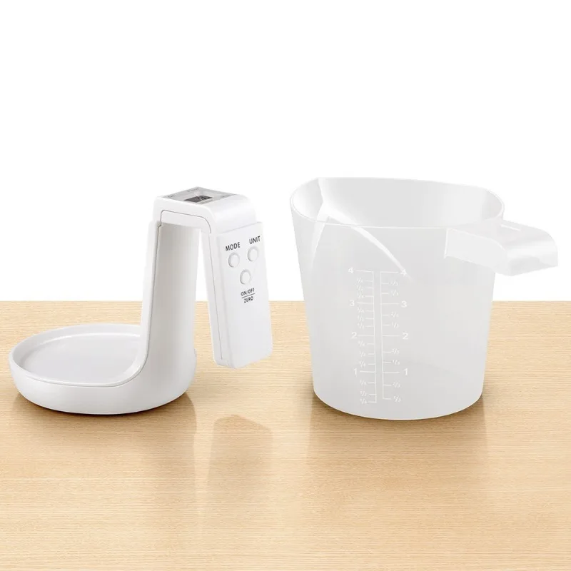 Digital Measuring Cup Scale, Detachable Bowl Kitchen Scale with ML/OZ