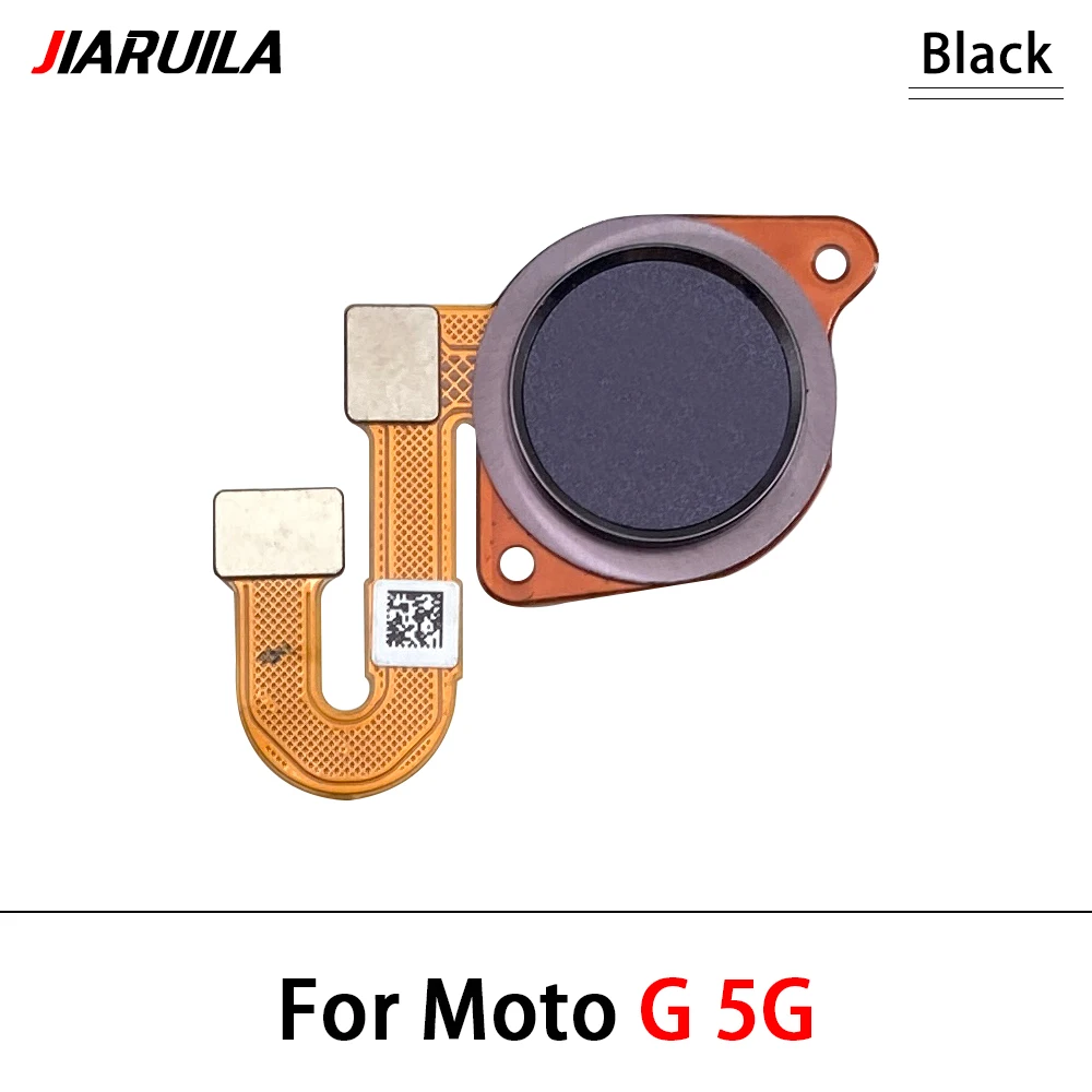 Sensor de impressão digital para moto g 5g plus/g power, botão home, menu de retorno, cabo flexível, 2021