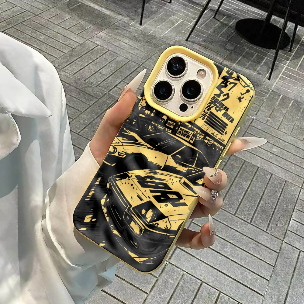 Stilvolle Handyhülle mit Straßenrennmuster für iPhone 17 16 15 14 13 12 11 Pro Max 14 Plus 17Air Falten-Wellen-Design Weiche Silikonhülle – Detail 5