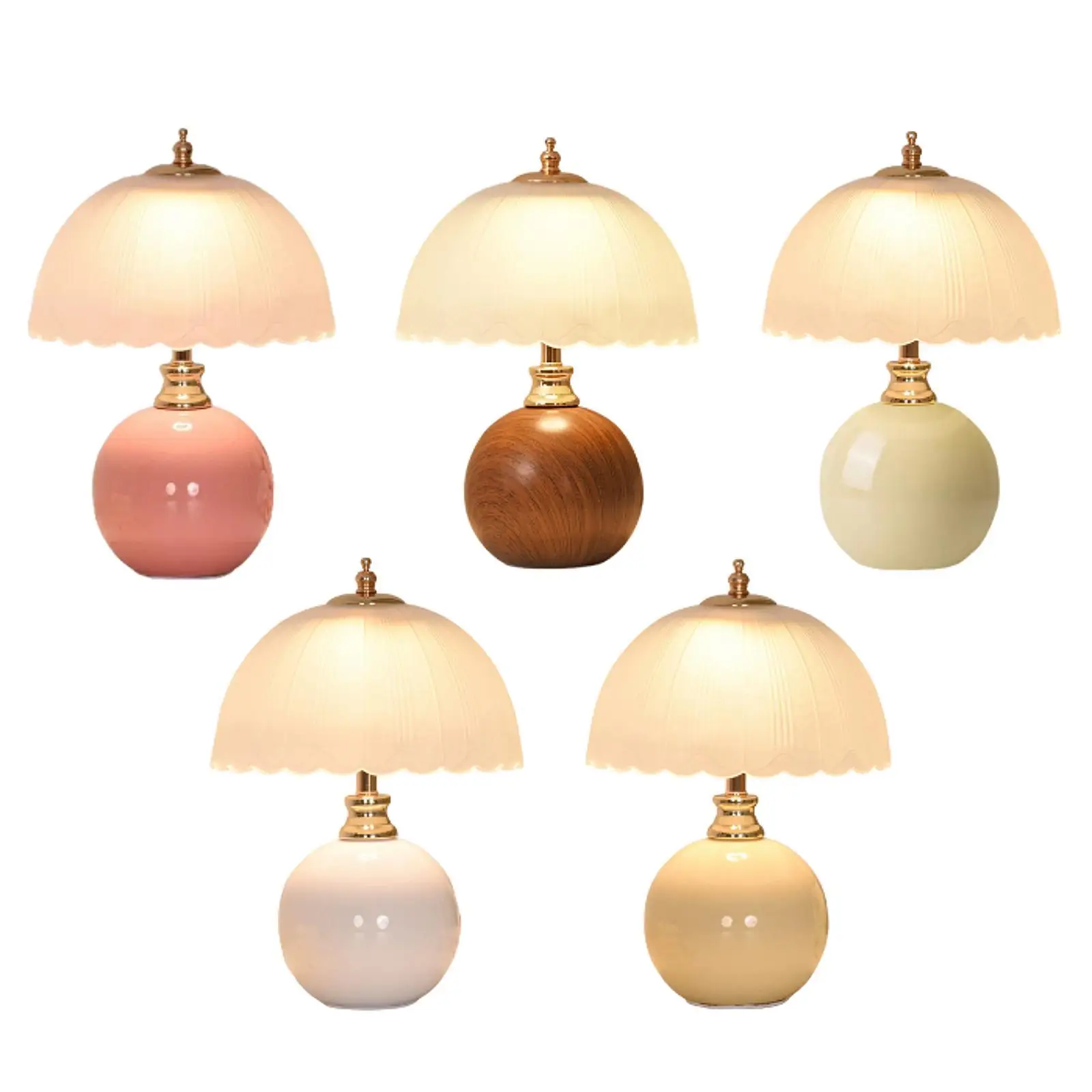 Table Lamp Bedside Lamp for Night Stands Night Light Valentine's Day Gift Bedroom Bedside Light for Home Desktop Living Room