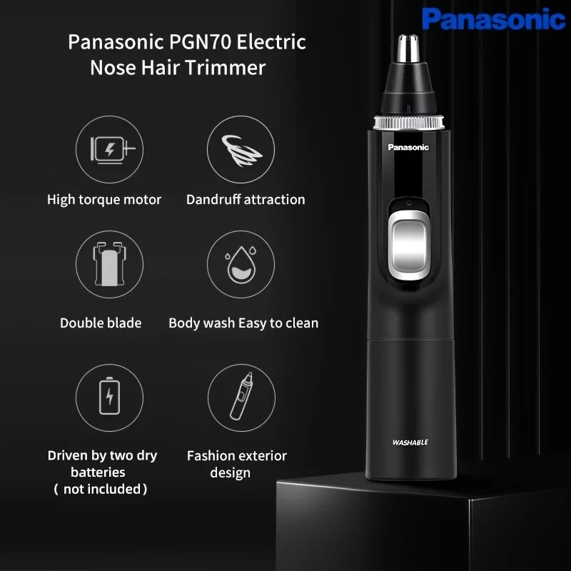 

Panasonic электрический триммер для волос в носу портативный триммер для волос в носу и ушах для мужчин перезаряжаемая безболезненная машинка для стрижки волос