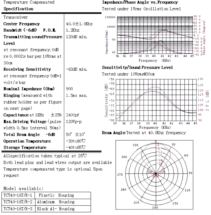 10 adet 12mm 40KHZ RT ultrasonik sensör bölünmüş ultrasonik sensör 40Khz prob verici TCT40-12T/alma TCT40-12R sürücü köpek