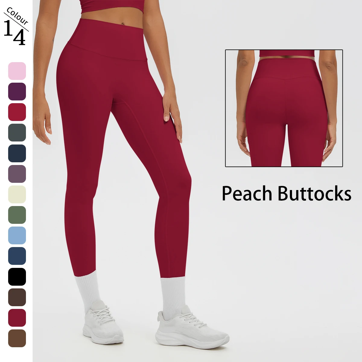 High Waist Quick-Dry Woman Yoga Pants Summer Breathable Gym Running Workout Women Leggings Solid Color Women's Sports Pants