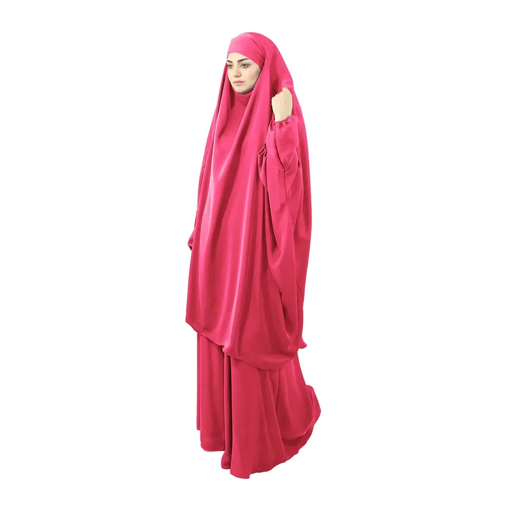 Ramadan Eid Muslim Prayer Garment Dress Women Abaya Robe Hijab Long Khimar Robe Abayas Islam Clothing Niqab Djellaba Burka