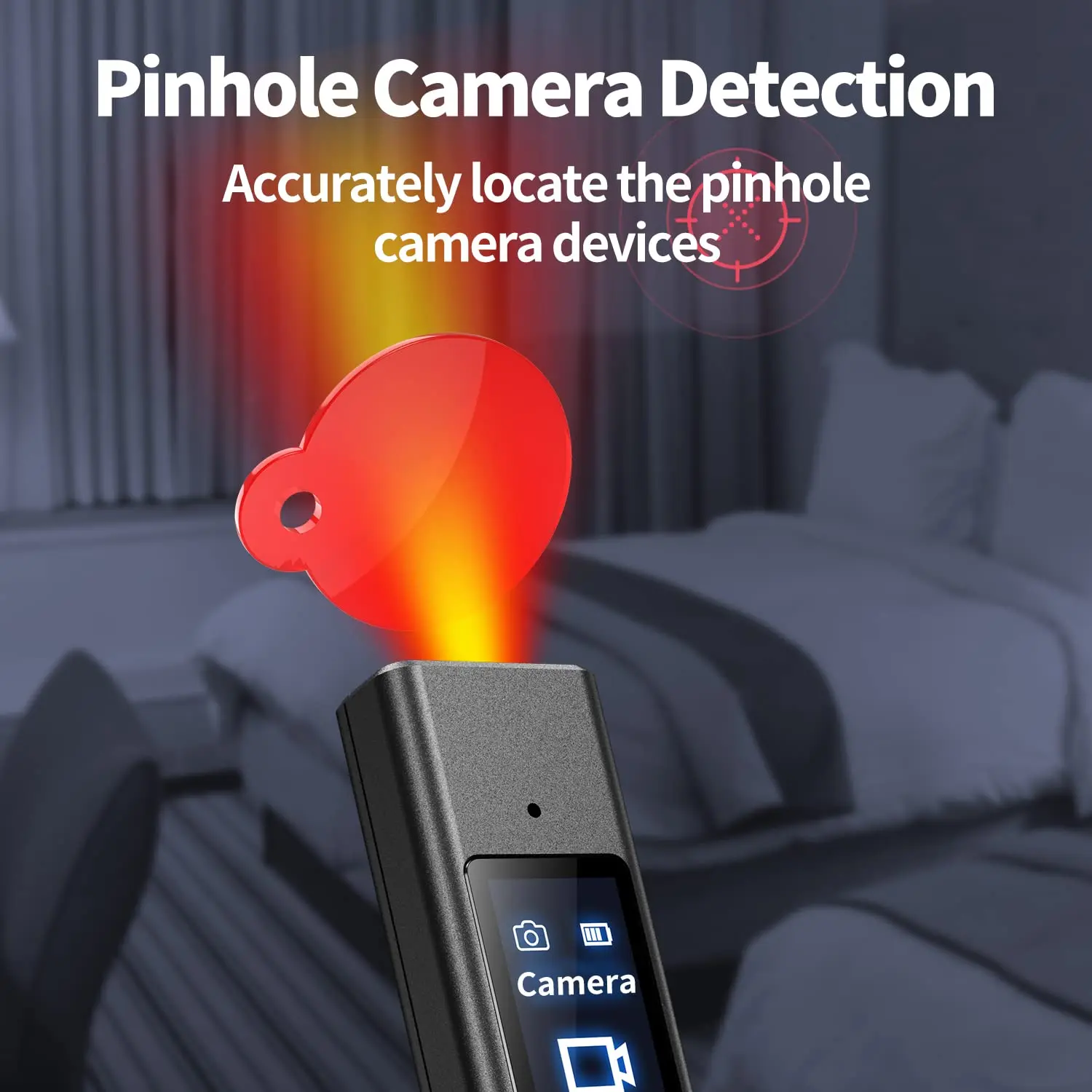 TOPWAY Détecteur de Caméra Cachée, Détecteur Anti-Espion, Détecteur d'Insectes, Détecteur GPS Scanner de Signal RF, Détecteur d'appareil Traqueur GPS TOPWAY Détecteur de Caméra Cachée, Détecteur Anti-Espion, Détecteur d'Insectes, Détecteur GPS Scanner de Signal RF, Détecteur d'appareil Traqueur GPS
