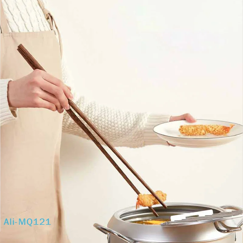 【M】Удлиненные деревянные палочки для еды, палочки для еды с лапшой, длинные палочки для еды с горячим горшком и рисовой лапшой длиной 32 см, 42 см, деревянные палочки для еды