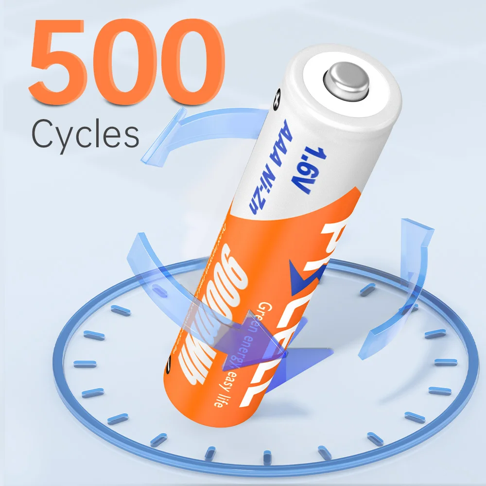 

50Pcs PKCELL AAA 1.6V 900mWh Ni-Zn AAA Rechargeable Battery Batteries 3a nizn aaa batteries For Microphone Wireless Keyboard