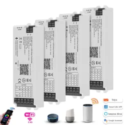 WB5 WiFi  Bluetooth 5 in 1 LED Controller Tuya Alexa Google Home Voice Control RGB RGBW CCT Led Strip Dimmer RF Remote 12V 24V