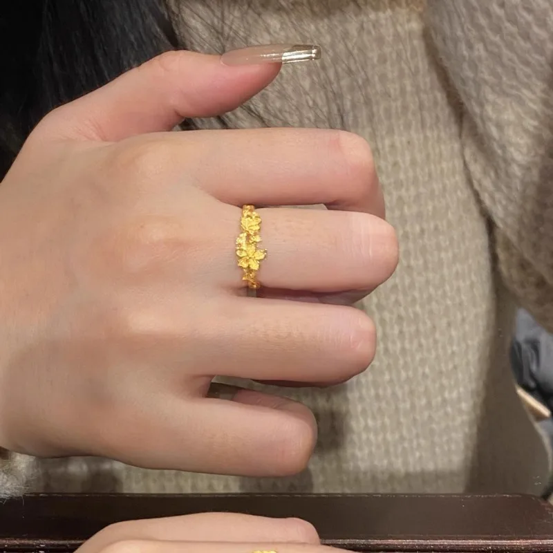 

Бабочка Любовь Цветок Трасс ~ Нежный Дисплей Темперамент Бабочка Любовь Цветок Кольцо Женский Новый Китайский Стиль Красивый Невыцветающий