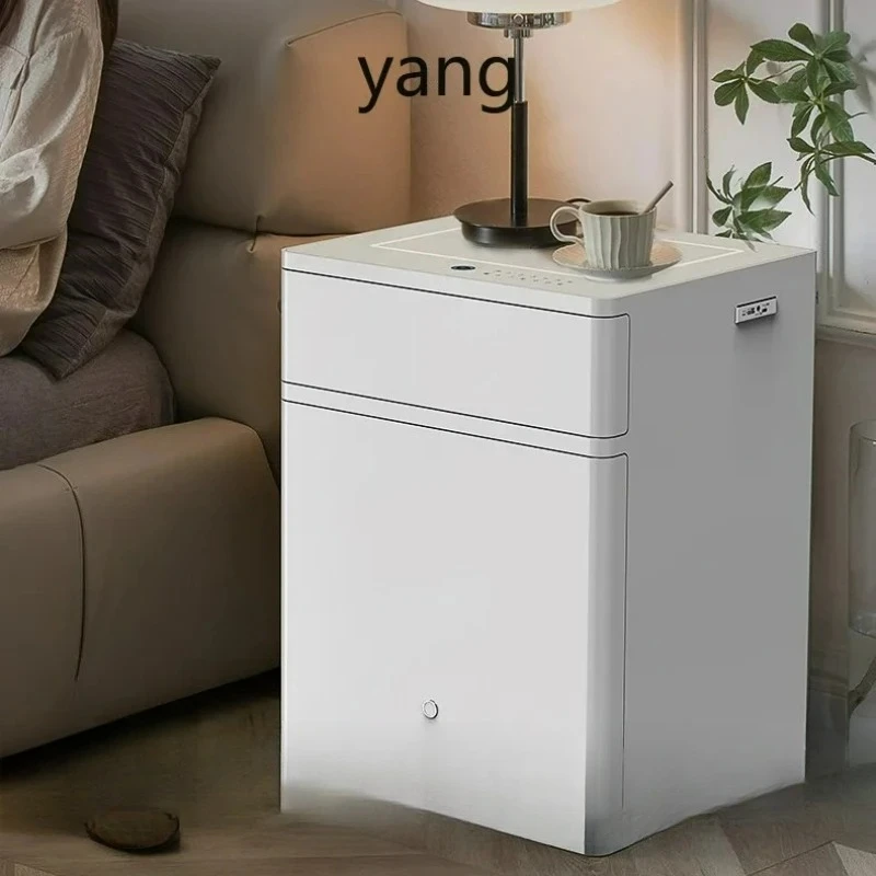LMMM safe bedside table smart home drawer cabinet fingerprint password anti-theft safe