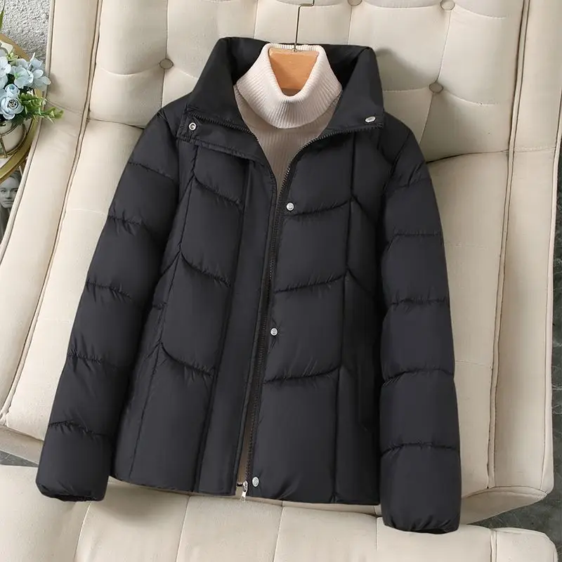 

2025 new cotton-padded women short Korean version of loose cotton-padded women winter coat